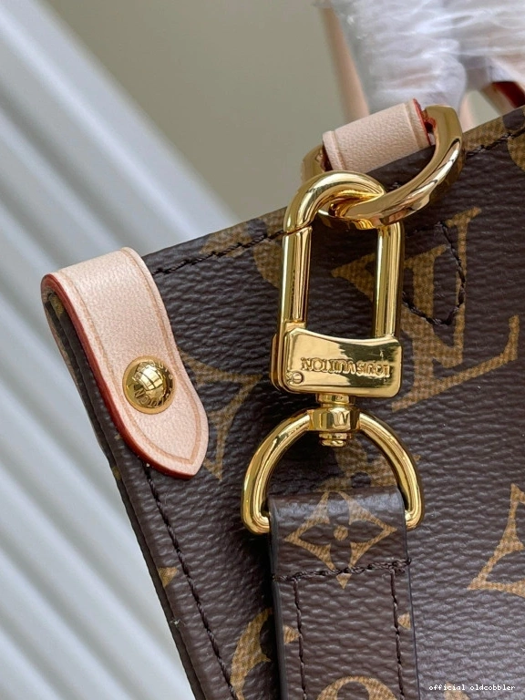 Official oldcobbler VUITTON LOUIS SAC PLAT PETIT 0816